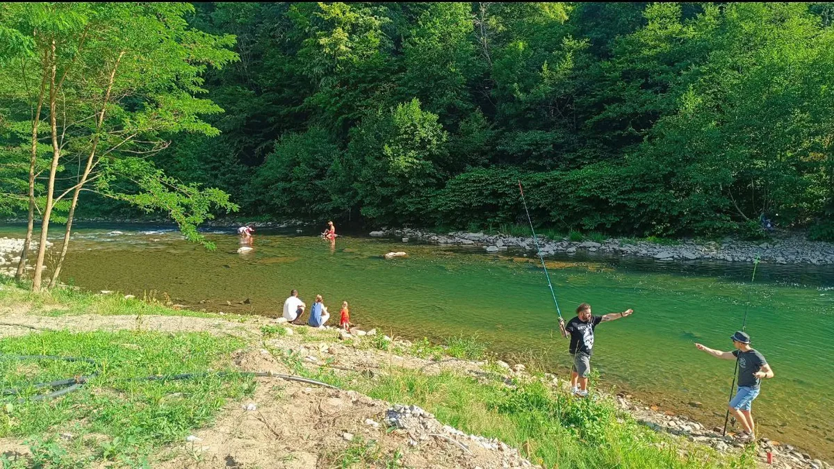 Arieș riverbank